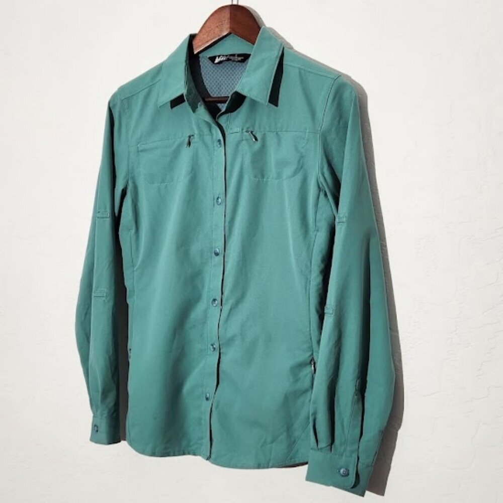 REI Women's Outdoor Shirt w/Roll Sleeves Size Small - Picture 2 of 5
